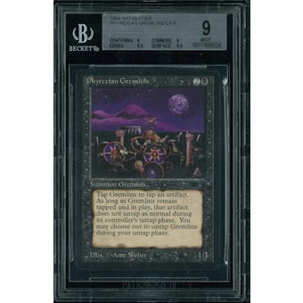 Magic the Gathering Antiquities Phyrexian Gremlins BGS 9 (9, 9, 9.5, 9.5)