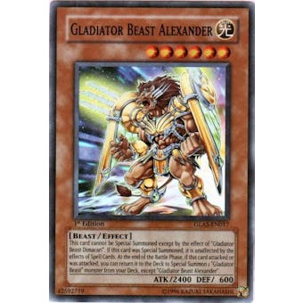 Yu-Gi-Oh Gladiator's Assault Single Gladiator Beast Alexander Super Rare