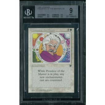 Magic the Gathering Legends Presence of the Master BGS 9 (8.5, 9.5, 9.5, 9.5)