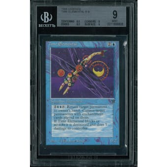 Magic the Gathering Legends Time Elemental BGS 9 (8.5, 9, 9.5, 9)