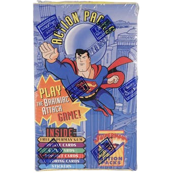 Superman Action Packs Hobby Box (1996 Fleer Skybox)