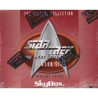 Star Trek: The Next Generation Season Six 18-Pack Box (1996 Skybox)