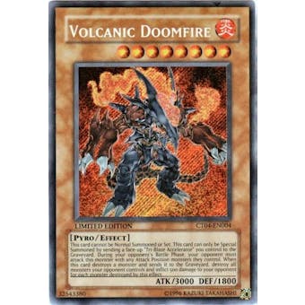 Yu-Gi-Oh Limited Edition Tin Single Volcanic Doomfire Secret Rare (CT04-EN004)