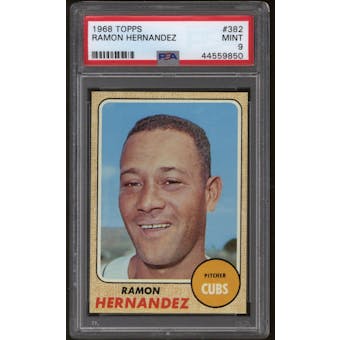 1968 Topps Baseball #382 Ramon Hernandez PSA 9 (MINT)