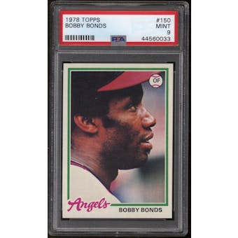 1978 Topps Baseball #150 Bobby Bonds PSA 9 (MINT)