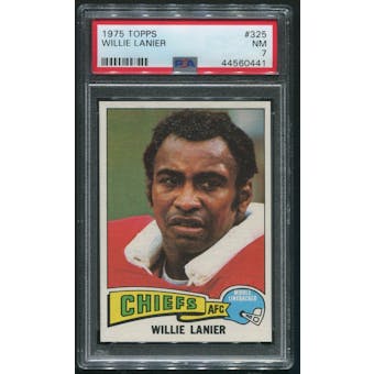 1975 Topps Football #325 Willie Lanier PSA 7 (NM)