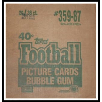 1987 Topps Football Wax 20-Box Case