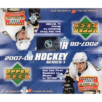 2007/08 Upper Deck Series 1 Hockey 24 Pack Box