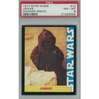 1977 Star Wars Wonder Bread #10 Jawas PSA 8 (NM-MT) *9394 (Reed Buy)