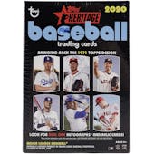 2020 Topps Heritage Baseball 8-Pack Blaster Box