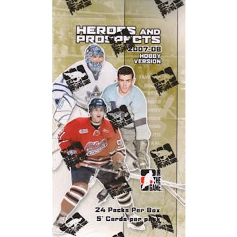 2007/08 In The Game Heroes & Prospects Hockey Hobby Box