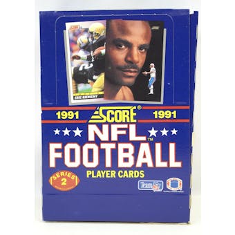 1991 Score Series 2 Football Wax Box (Reed Buy)