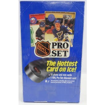 1990/91 Pro Set Series 1 Hockey Wax Box (Reed Buy)