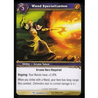 WoW March of the Legion Singles 4x Wand Specialization (MoL-54) NM/MT