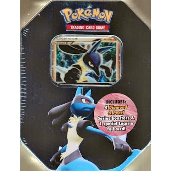 Pokemon Diamond & Pearl Lucario Collectible Tin (Box)