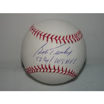 Bob Turley Autographed MLB Baseball (58 CY/WS MVP) TriStar 6103532 MLB BB282592 (Reed Buy)