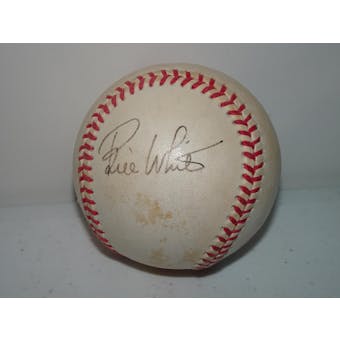 Bill White/Bobby Brown Autographed 1992 World Series Baseball JSA FF49153 (Reed Buy)