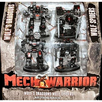 WizKids MechWarrior Wolf's Dragoons Wolf Spider Action Pack (Box)