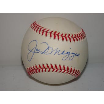 Joe DiMaggio Autographed AL Brown Baseball PSA/DNA D57460 (Reed Buy)