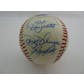 1984 California Angels Team Signed AL Brown Baseball (18 sigs) PSA/DNA D57478 (Reed Buy)