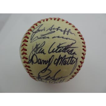 1984 Kansas City Royals Team Signed Non-Official Baseball (23 sigs) PSA/DNA D57487 (Reed Buy)