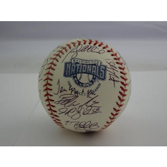 2005 Washington Nationals Team Signed Baseball (29 sigs) Steiner Sports (Reed Buy)