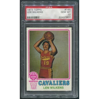 1973/74 Topps Basketball #165 Len Wilkens PSA 10 (GEM MT)