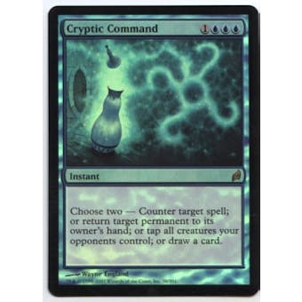 Magic the Gathering Lorwyn Single Cryptic Command Foil - SLIGHT PLAY (SP)
