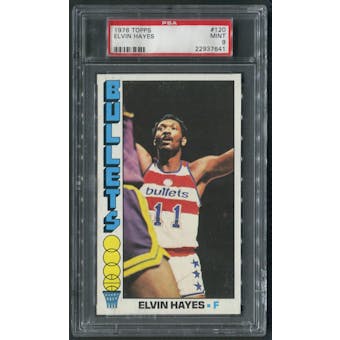 1976/77 Topps Basketball #120 Elvin Hayes PSA 9 (MINT)