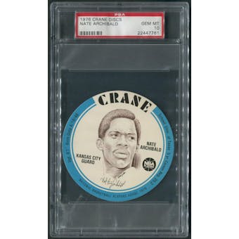 1976 Crane Discs Nate Archibald PSA 10 (GEM MT)