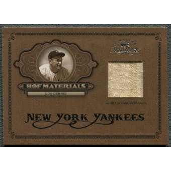 2004 Timeless Treasures #23 Lou Gehrig HOF Materials Jersey #13/50