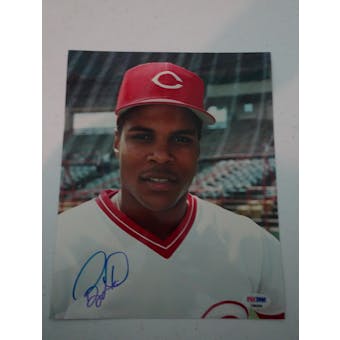 Barry Larkin Autographed Reds 8x10 Photo PSA/DNA D96204 (Reed Buy)