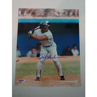 Rickey Henderson Autographed Yankees 8x10 Photo PSA/DNA D96225 (Reed Buy)