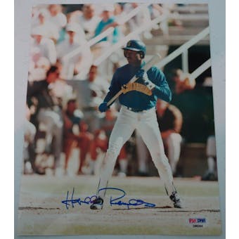 Harold Reynolds Autographed Mariners 8x10 Photo PSA/DNA D96244 (Reed Buy)