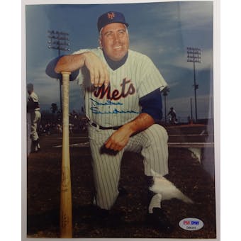 Duke Snider Autographed Mets 8x10 Photo PSA/DNA D96253 (Reed Buy)