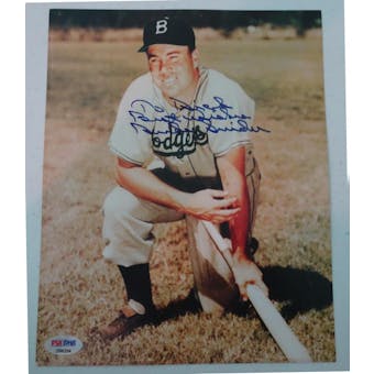 Duke Snider Autographed Dodgers 8x10 Photo (Personalized) PSA/DNA D96254 (Reed Buy)