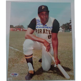 Willie Stargell Autographed Pirates 8x10 Photo (Personalized) PSA/DNA D96256 (Reed Buy)