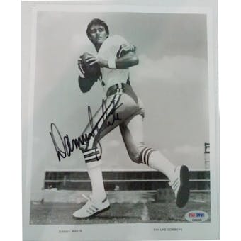 Danny White Autographed Cowboys 8x10 Photo PSA/DNA D96266 (Reed Buy)