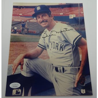 Billy Martin Autographed Yankees 8x10 Photo JSA FF49085 (Reed Buy)