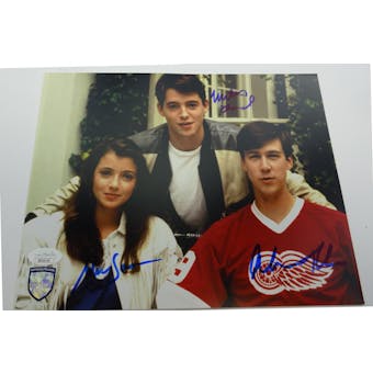 Ferris Bueller's Day Off (Broderick, Ruck, Sara) Autographed 8x10 Photo JSA BB28164 (Reed Buy)