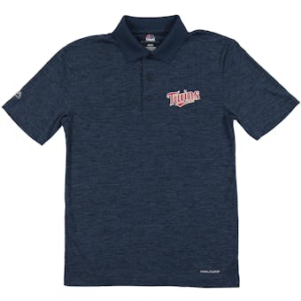 Minnesota Twins Majestic Endless Flow Navy Performance Polo (Adult Small)