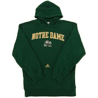 Notre Dame Fighting Irish Adidas Green Game Day Fleece Hoodie (Adult S)
