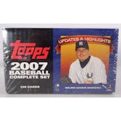 2007 Topps Updates & Highlights Factory Set Baseball (Box) (Reed Buy)