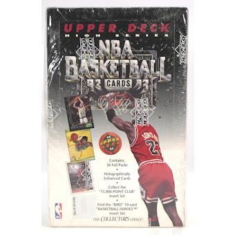 1992/93 Upper Deck High # Basketball Hobby Box (Reed Buy)