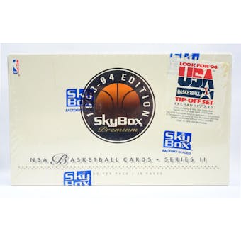 1993/94 Skybox Premium Series 2 Basketball Hobby Box (Reed Buy)