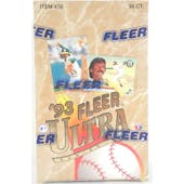 1993 Fleer Ultra Series 1 Baseball Hobby Box (Reed Buy)