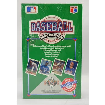 1990 Upper Deck High # Baseball Wax Box (Reed Buy)