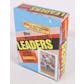 1986 Topps League Leaders (Minis) Baseball Wax Box (Reed Buy)