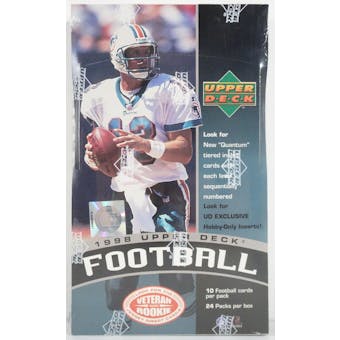 1998 Upper Deck Football Hobby Box (Reed Buy)