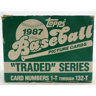 1987 Topps Traded & Rookies Baseball Factory Set (Tape Intact) (Reed Buy)